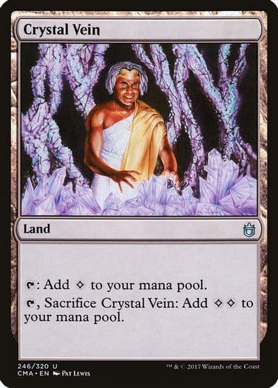 Crystal Vein Commander Anthology Magic card