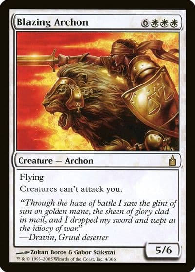 Blazing Archon Ravnica: City of Guilds Magic card