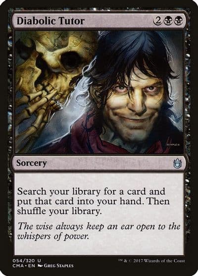 Diabolic Tutor Commander Anthology Magic card