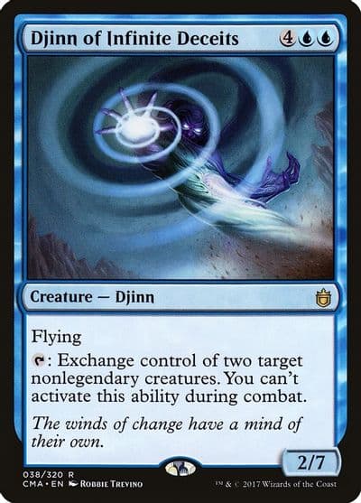 Djinn of Infinite Deceits Commander Anthology Magic card