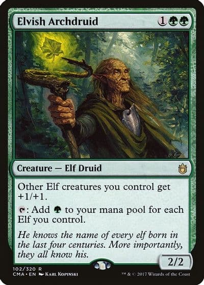 Elvish Archdruid Commander Anthology Magic card
