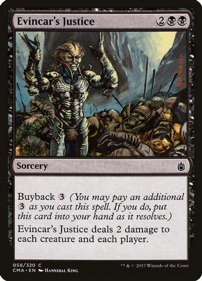 Evincars Justice Commander Anthology Magic card