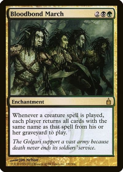 Bloodbond March Ravnica: City of Guilds Magic card