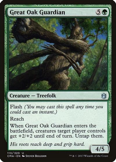 Great Oak Guardian Commander Anthology Magic card