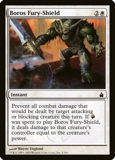 Boros Fury Shield Ravnica: City of Guilds Magic card