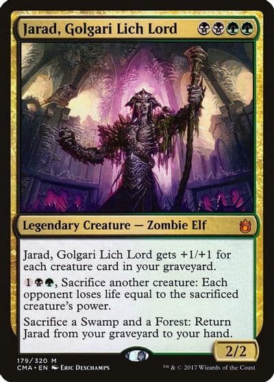 Jarad Golgari Lich Lord Commander Anthology Magic card