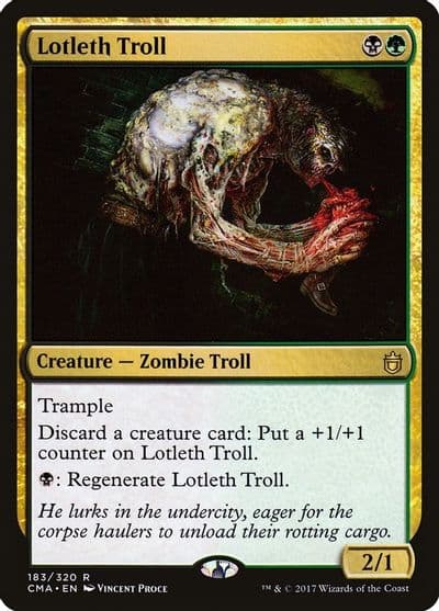 Lotleth Troll Commander Anthology Magic card