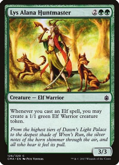 Lys Alana Huntmaster Commander Anthology Magic card