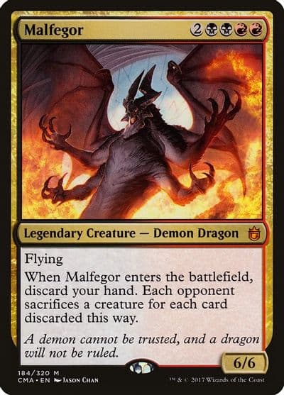 Malfegor Commander Anthology Magic card