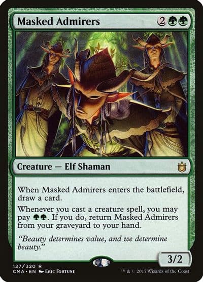 Masked Admirers Commander Anthology Magic card