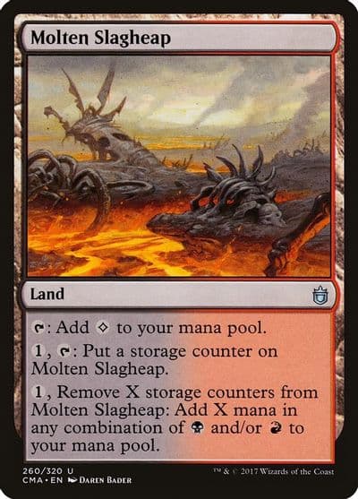 Molten Slagheap Commander Anthology Magic card