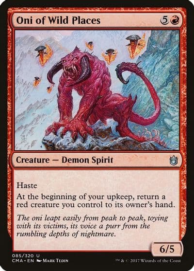 Oni of Wild Places Commander Anthology Magic card