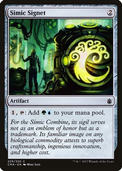 Simic Signet Commander Anthology Magic card