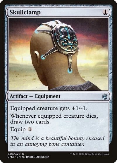 Skullclamp Commander Anthology Magic card