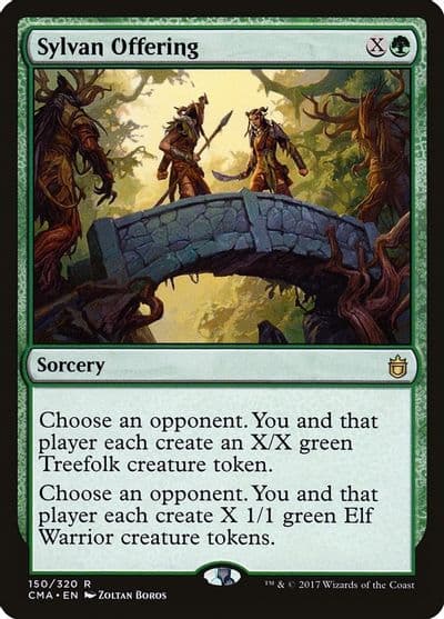 Sylvan Offering Commander Anthology Magic card