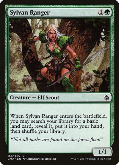 Sylvan Ranger Commander Anthology Magic card