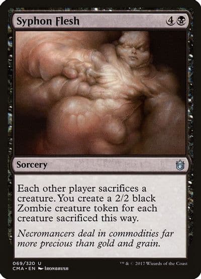Syphon Flesh Commander Anthology Magic card
