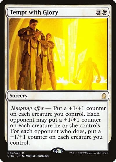 Tempt with Glory Commander Anthology Magic card