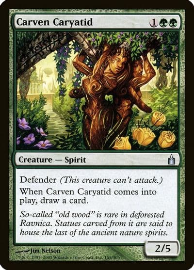 Carven Caryatid Ravnica: City of Guilds Magic card