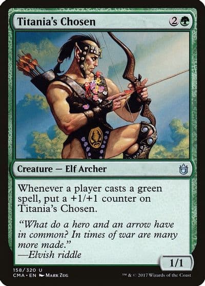 Titanias Chosen Commander Anthology Magic card