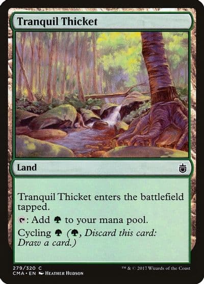 Tranquil Thicket Commander Anthology Magic card