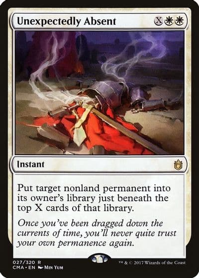 Unexpectedly Absent Commander Anthology Magic card