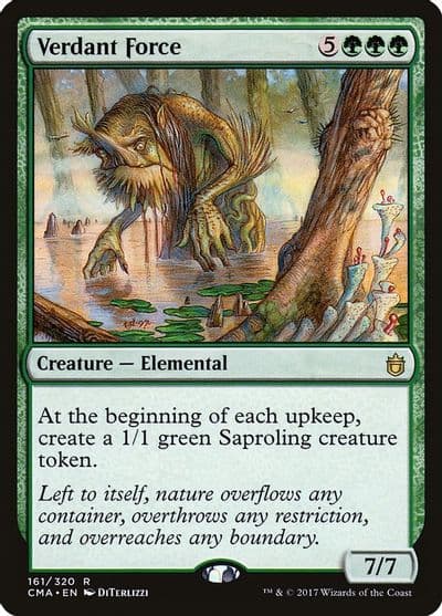 Verdant Force Commander Anthology Magic card