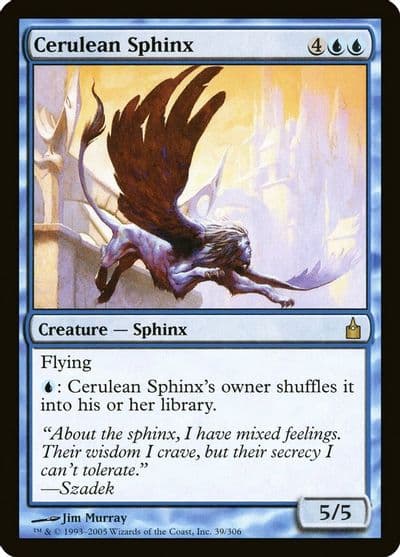 Cerulean Sphinx Ravnica: City of Guilds Magic card