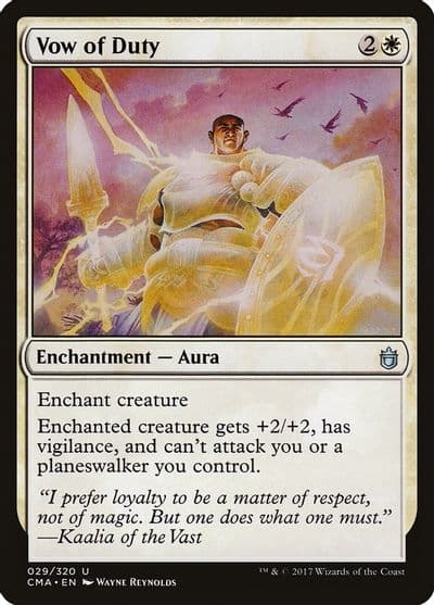Vow of Duty Commander Anthology Magic card