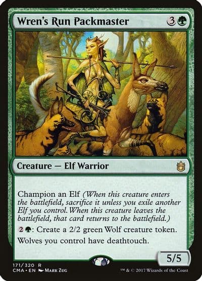 Wrens Run Packmaster Commander Anthology Magic card