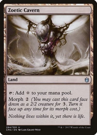 Zoetic Cavern Commander Anthology Magic card