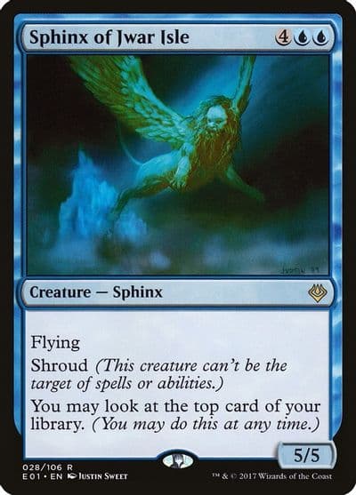 Sphinx of Jwar Isle Archenemy: Nicol Bolas Magic card