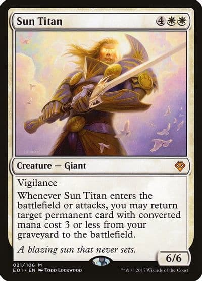 Sun Titan Archenemy: Nicol Bolas Magic card