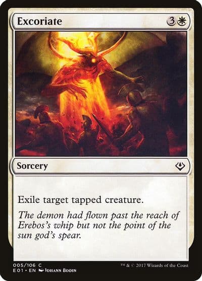 Excoriate Archenemy: Nicol Bolas Magic card