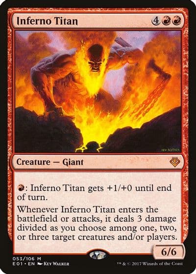 Inferno Titan Archenemy: Nicol Bolas Magic card