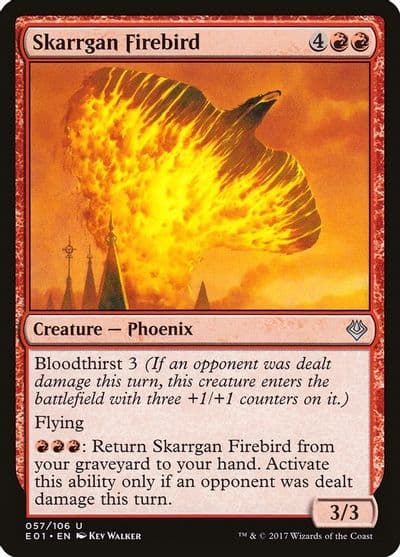 Skarrgan Firebird Archenemy: Nicol Bolas Magic card