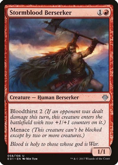 Stormblood Berserker Archenemy: Nicol Bolas Magic card