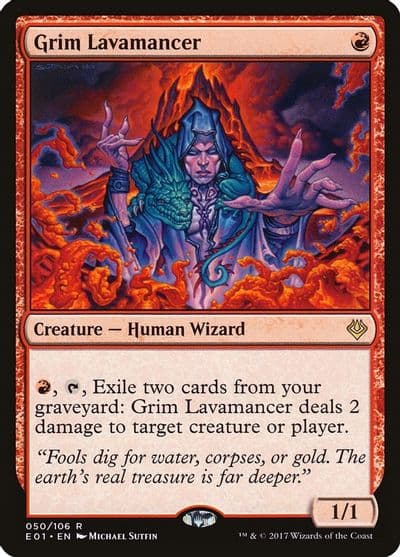 Grim Lavamancer Archenemy: Nicol Bolas Magic card