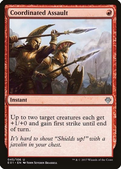 Coordinated Assault Archenemy: Nicol Bolas Magic card