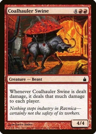 Coalhauler Swine Ravnica: City of Guilds Magic card