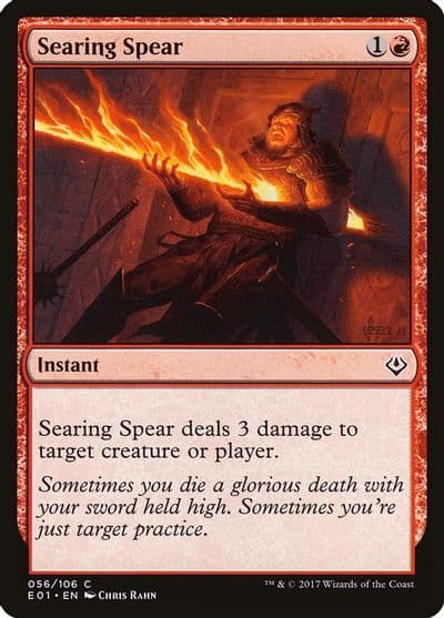 Searing Spear Archenemy: Nicol Bolas Magic card