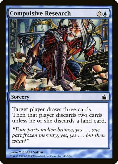 Compulsive Research Ravnica: City of Guilds Magic card