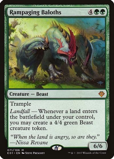Rampaging Baloths Archenemy: Nicol Bolas Magic card