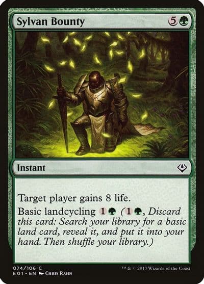 Sylvan Bounty Archenemy: Nicol Bolas Magic card