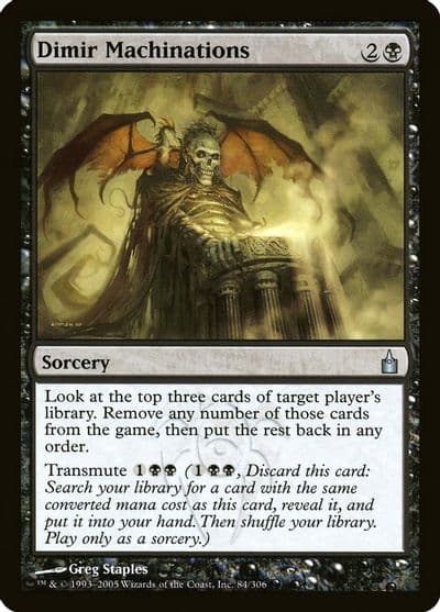 Dimir Machinations Ravnica: City of Guilds Magic card
