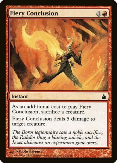 Fiery Conclusion Ravnica: City of Guilds Magic card