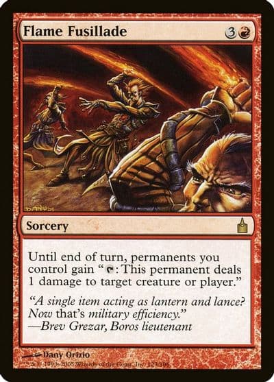 Flame Fusillade Ravnica: City of Guilds Magic card