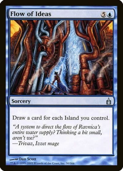 Flow of Ideas Ravnica: City of Guilds Magic card