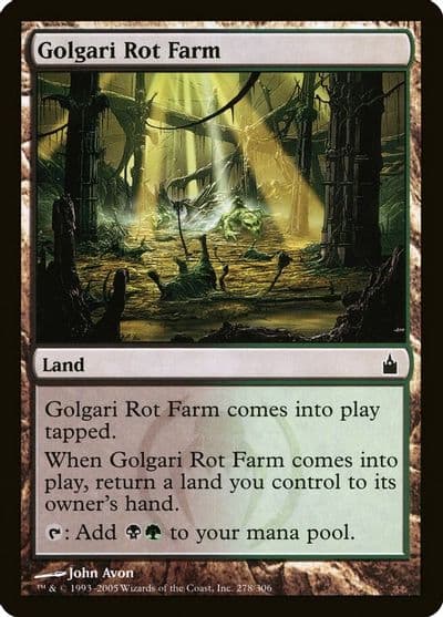 Golgari Rot Farm Ravnica: City of Guilds Magic card