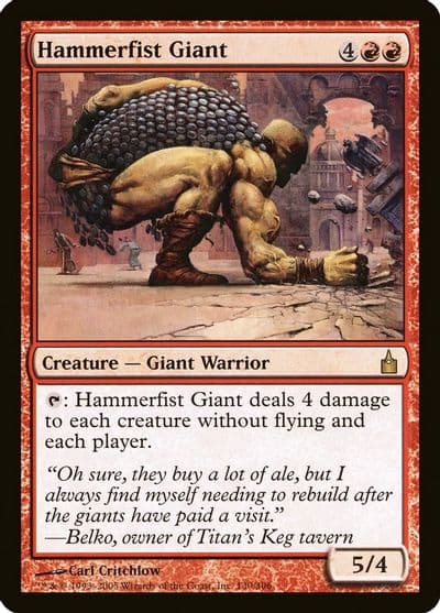 Hammerfist Giant Ravnica: City of Guilds Magic card
